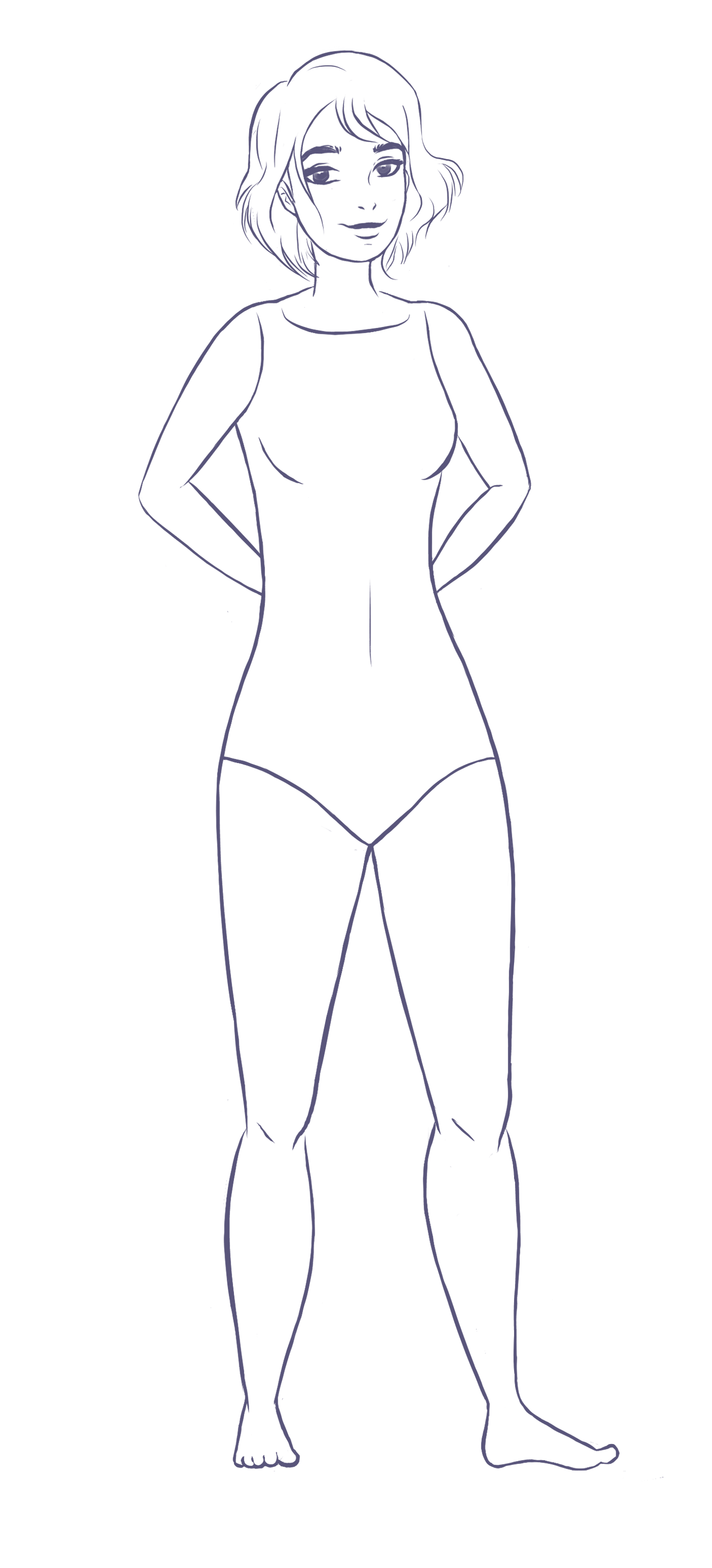 Modelo cuerpo curvo
