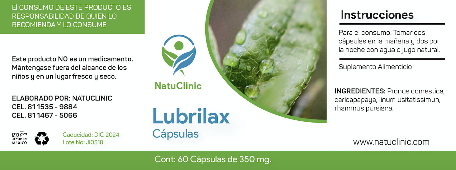 Label Lubrilax