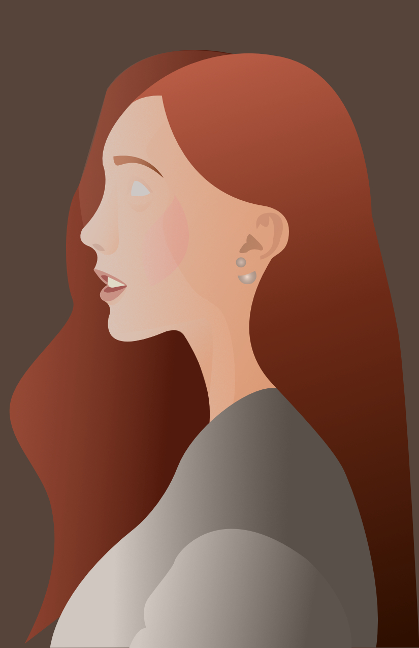 retrato vectorizado tipa