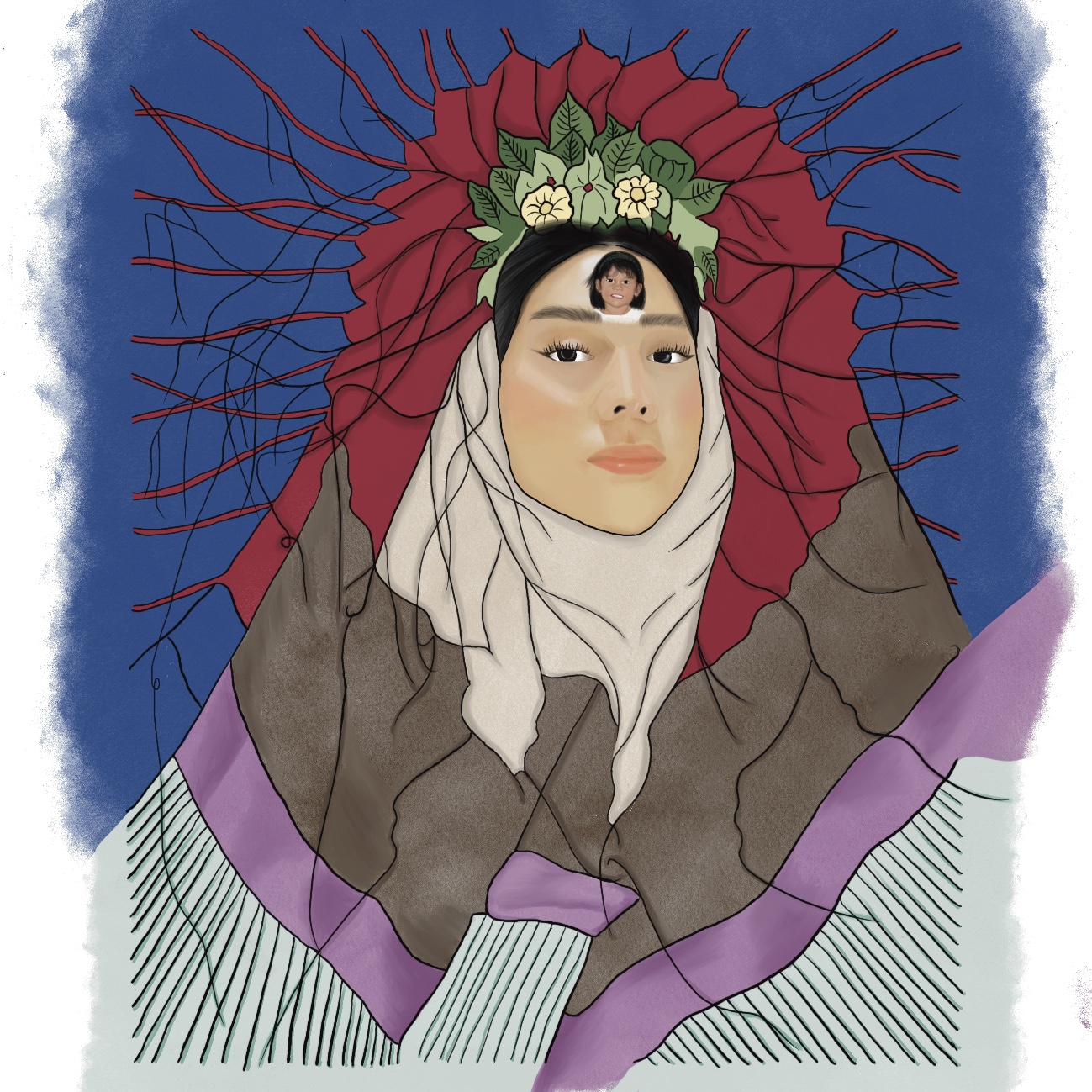 retrato de tehuana de ale med